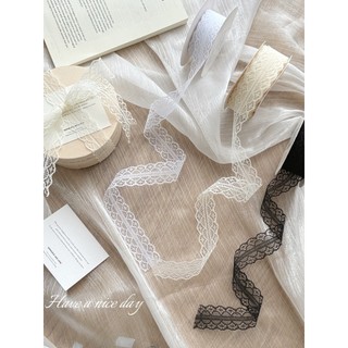 Ins estilo fita de renda coreano diy presente flor decoração fita embalagem romântica para fora cartão Material fita