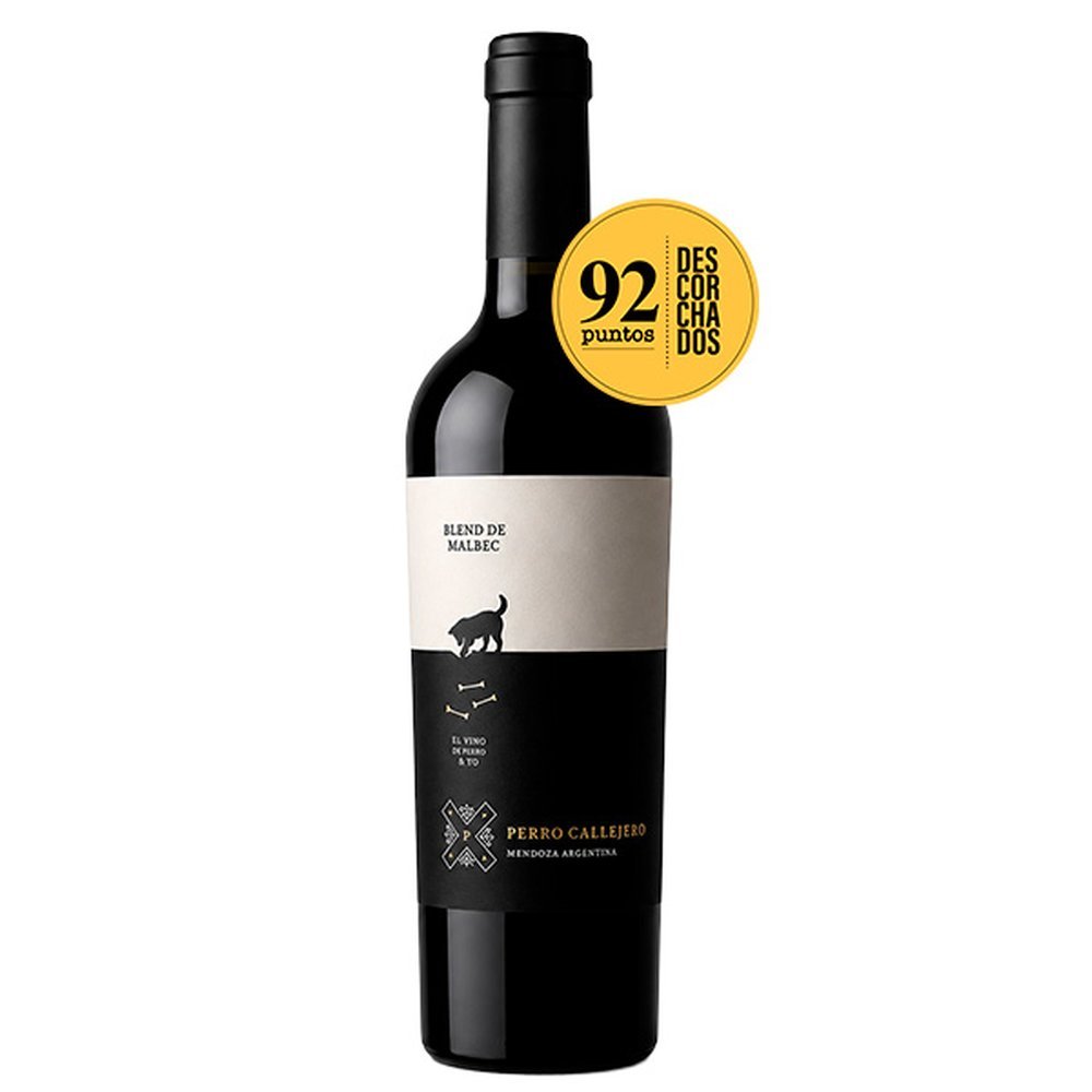 Vinho Tinto Argentino Perro Callejero Blend de Malbec