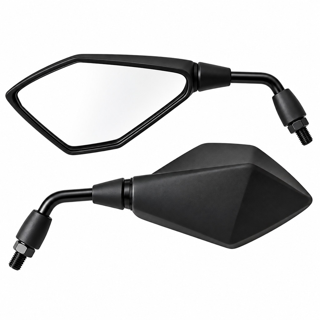 Retrovisor Kawasaki Z400 Z800 Z1000 Haste Normal Lente Convexa