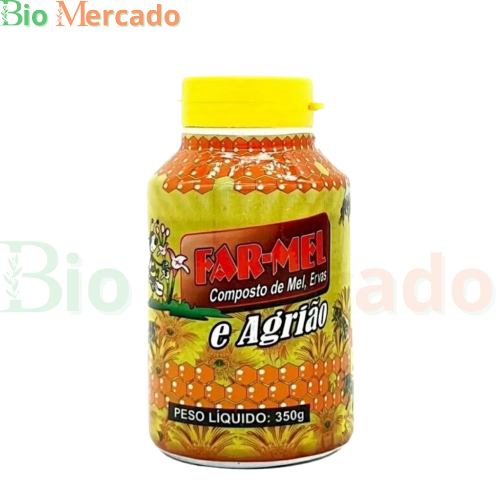 Kit 3 Farmel Composto de Mel, Ervas e Agrião 350g - Original