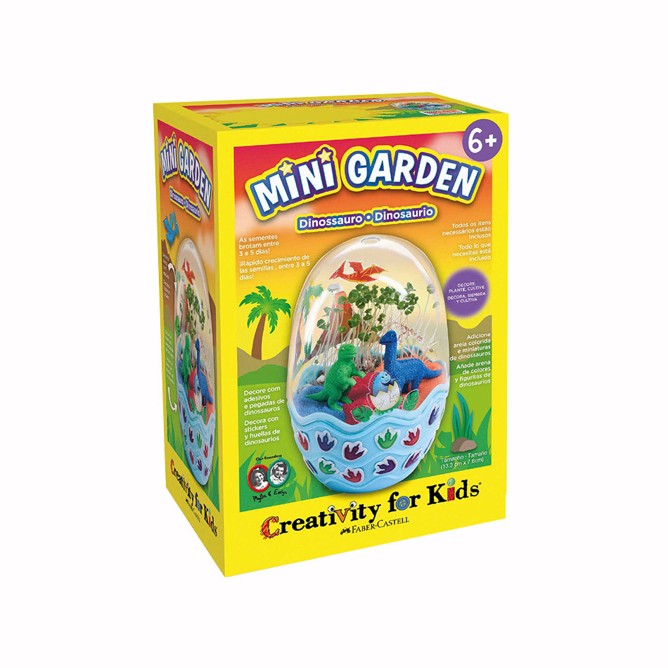 Mini Jardim Selvagem de Dinossauro Creativity for Kids 6244900 Faber-Castell