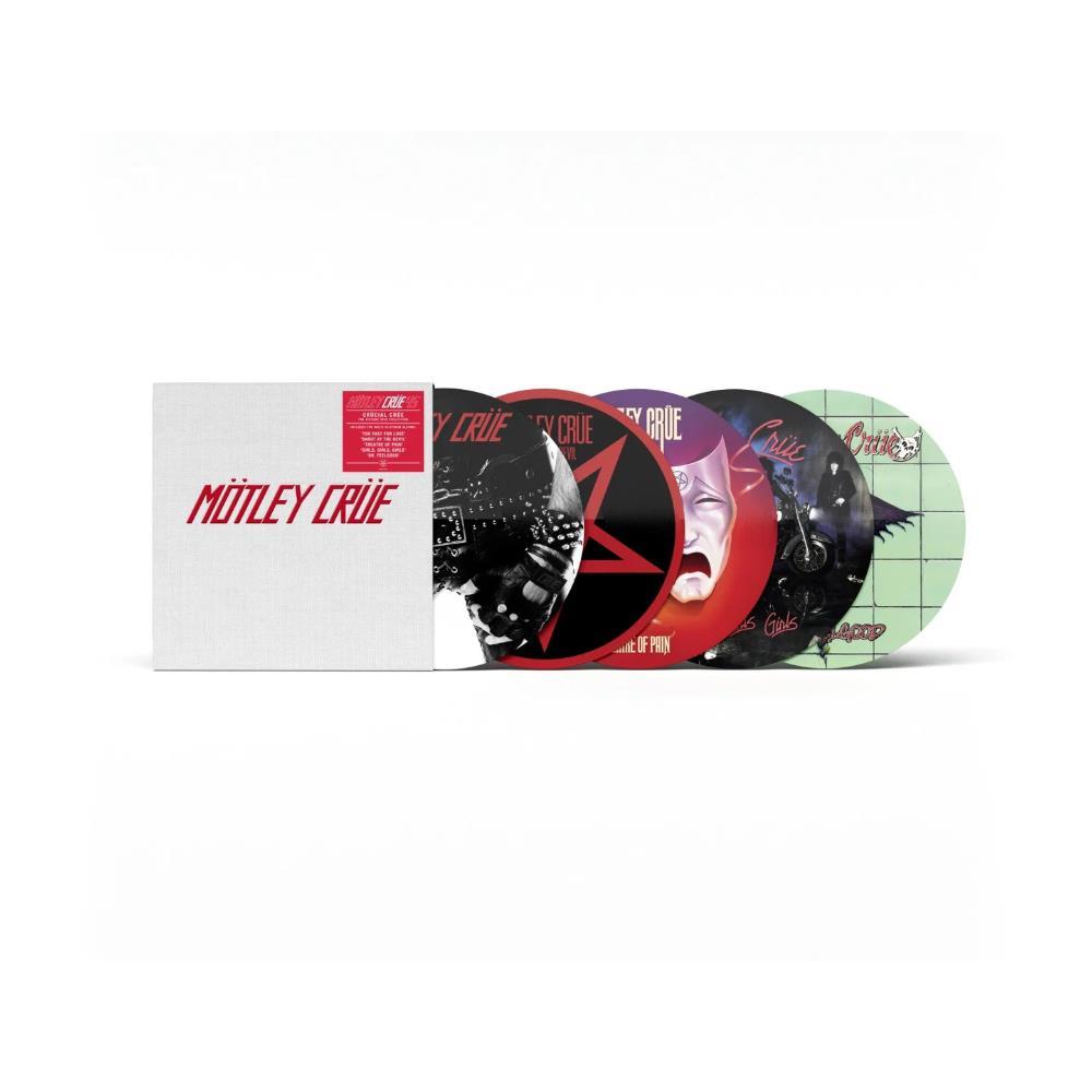 CD Mötley Crüe - Crücial Crüe 1981-1989 (45th Anniversary Limited 5CD Box Set) - Importado