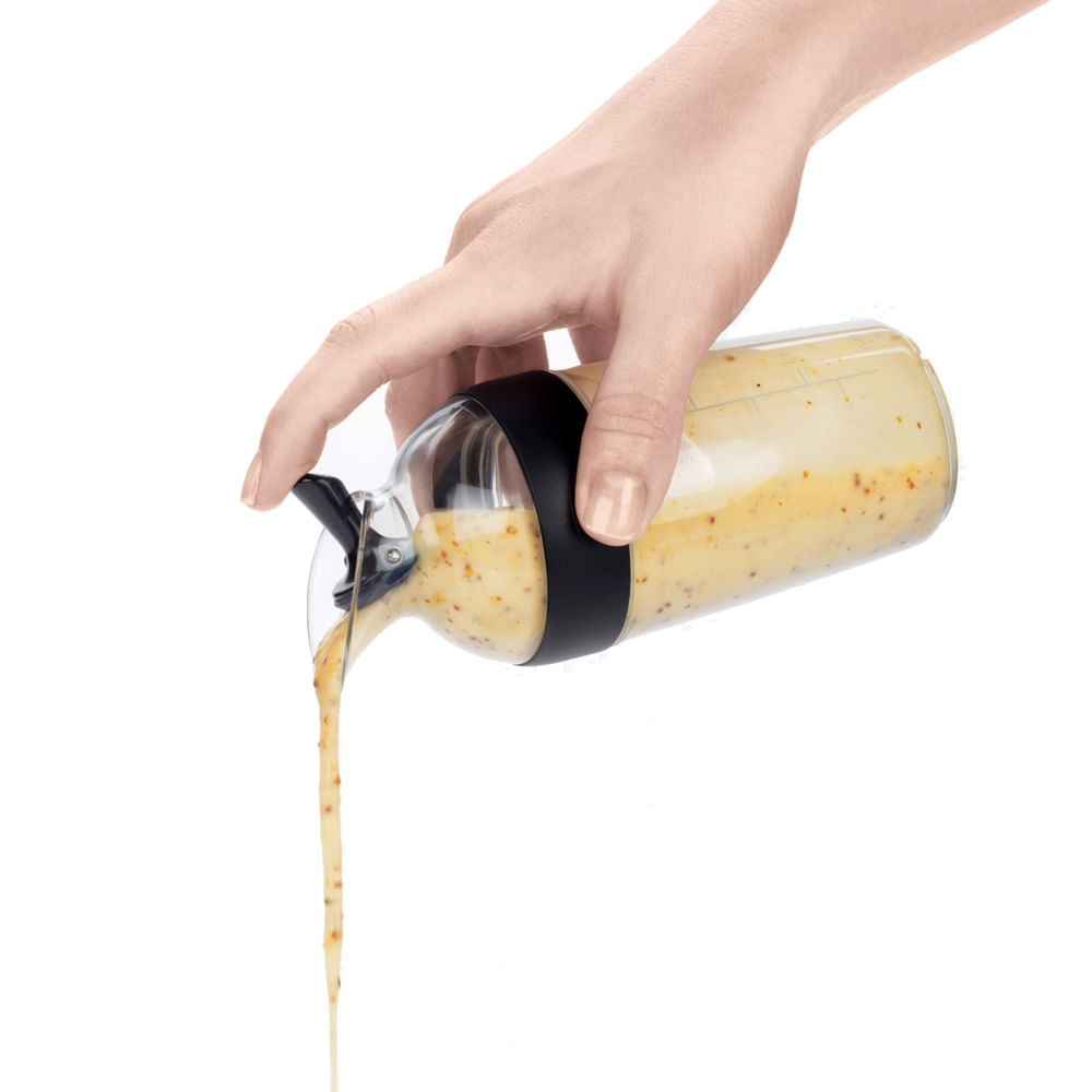 Galheteiro Misturador para Molho com Medida em Acrílico 250ml OXO — imagem 2 de 2