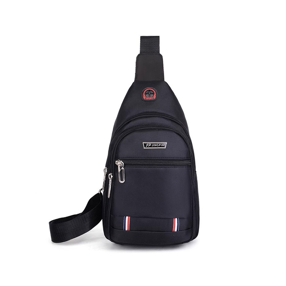 Bolsa de peito masculina, bolsa mensageiro de ombro à prova d'água, tecido Oxford, roupa de rua, esportes, lazer, pequen
