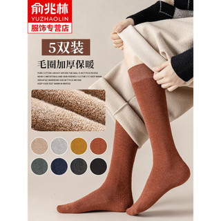 Meias de panturrilha senhoras outono inverno estilo mais veludo engrossado estilo inverno alta tubo pressão fogão meias 