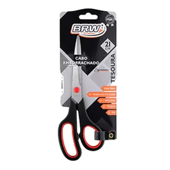 Tesoura multiuso cabo emborrachado 21cm TE2102 BRW