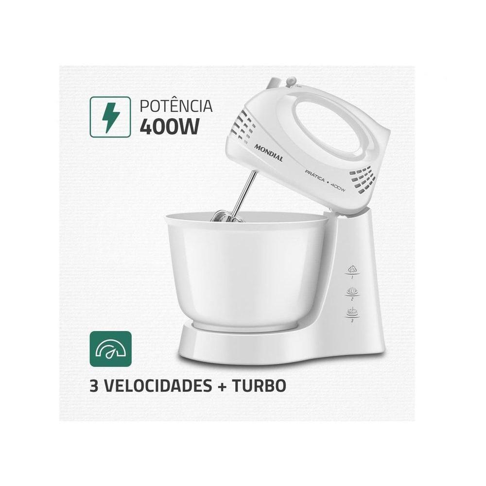 Batedeira Mondial 400W Prática — imagem 2 de 2