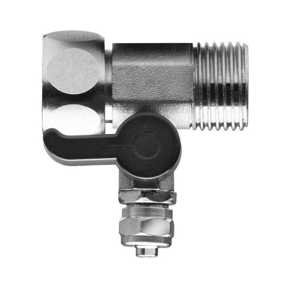 Válvula Metálica de Fechamento 1/2 Pol x 1/2 Pol + Tubo 1/4 Para Osmose Reversa e Refrigeração em Oferta na Shopee
