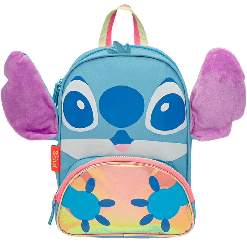 Mini Mochila Infantil Costas Stitch Azul - Puket