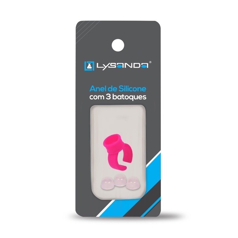 Anel Dappen Silicone c/ 3 Batoques - Micropigmentação, Alongamento de Cílios, Unhas, Odontologia - Lysanda
