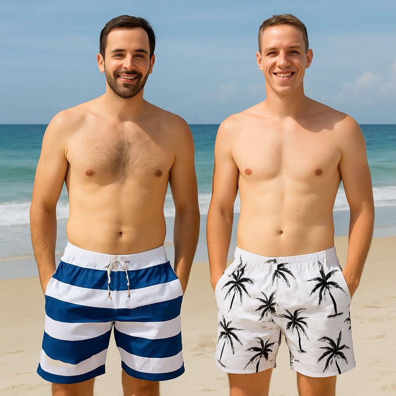 Kit Short Moda Praia Masculino Mauricinho Short 2k25