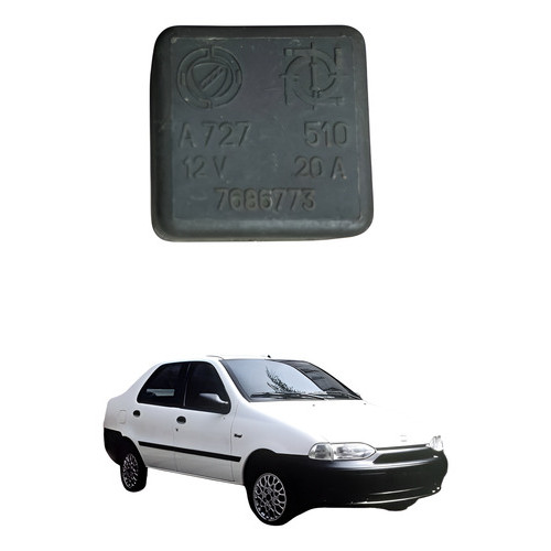 Relé Auxiliar Comando Farol Fiat Siena 12v 1994 2004