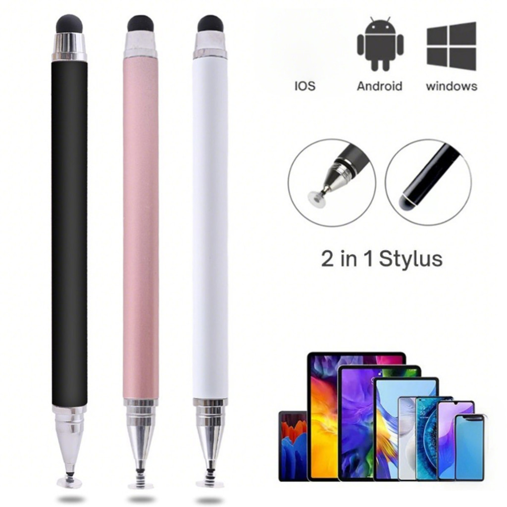 Caneta Stylus Inteligente 2 Em 1-Capacitiva Universal Para iPhone/iPad/Android E Todas As Telas Sensíveis Ao ToqueBEAUTY