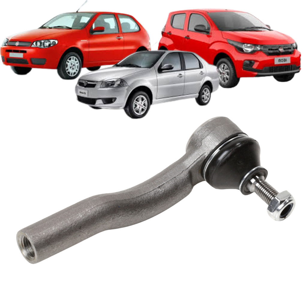 Terminal Direção Lado Direito Fiat Uno Palio Strada Siena Mobi Doblo Fiorino