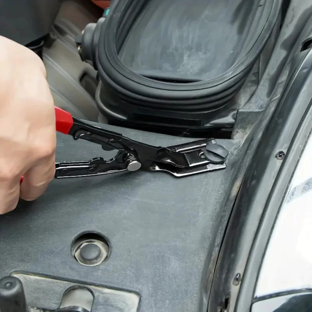Detalhes do Alicate Removedor Travas Fixadoras Grampos Forração Clips Forro de Teto e Portas Assoalho Carro