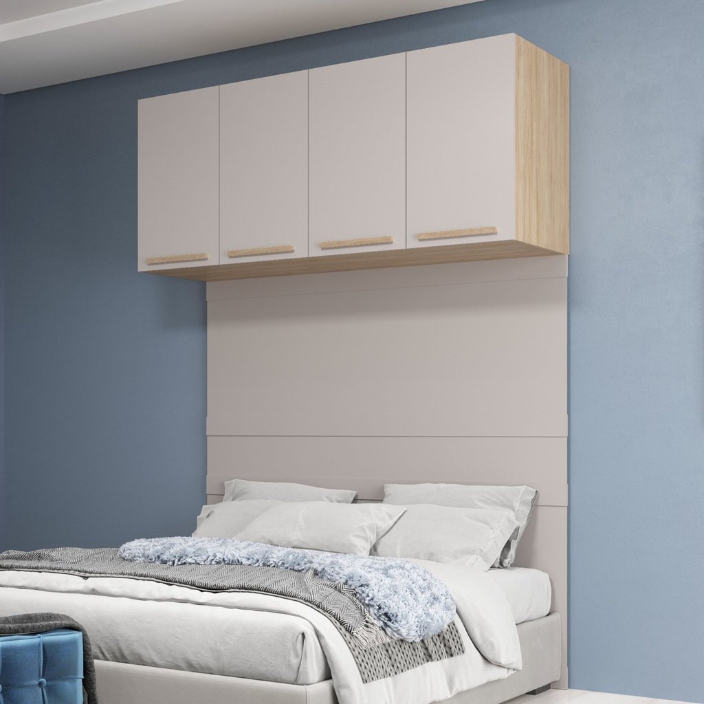 Módulo Ponte Aéreo 150cm MDP San Diego em Oferta na Shopee