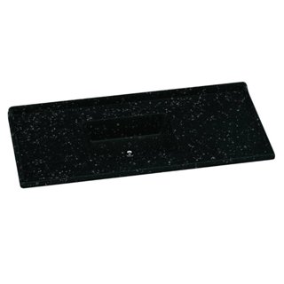 Pia Sintética para Cozinha 140cm X 55cm Preto em Oferta na Shopee