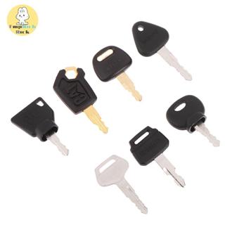 EMRRK > 7 Pçs/set Chaves De Ignição Kit De Máquinas De Construção De Escavadeira 14607 5P8500 K250 H800 Para Peças 3CX G em Oferta na Shopee