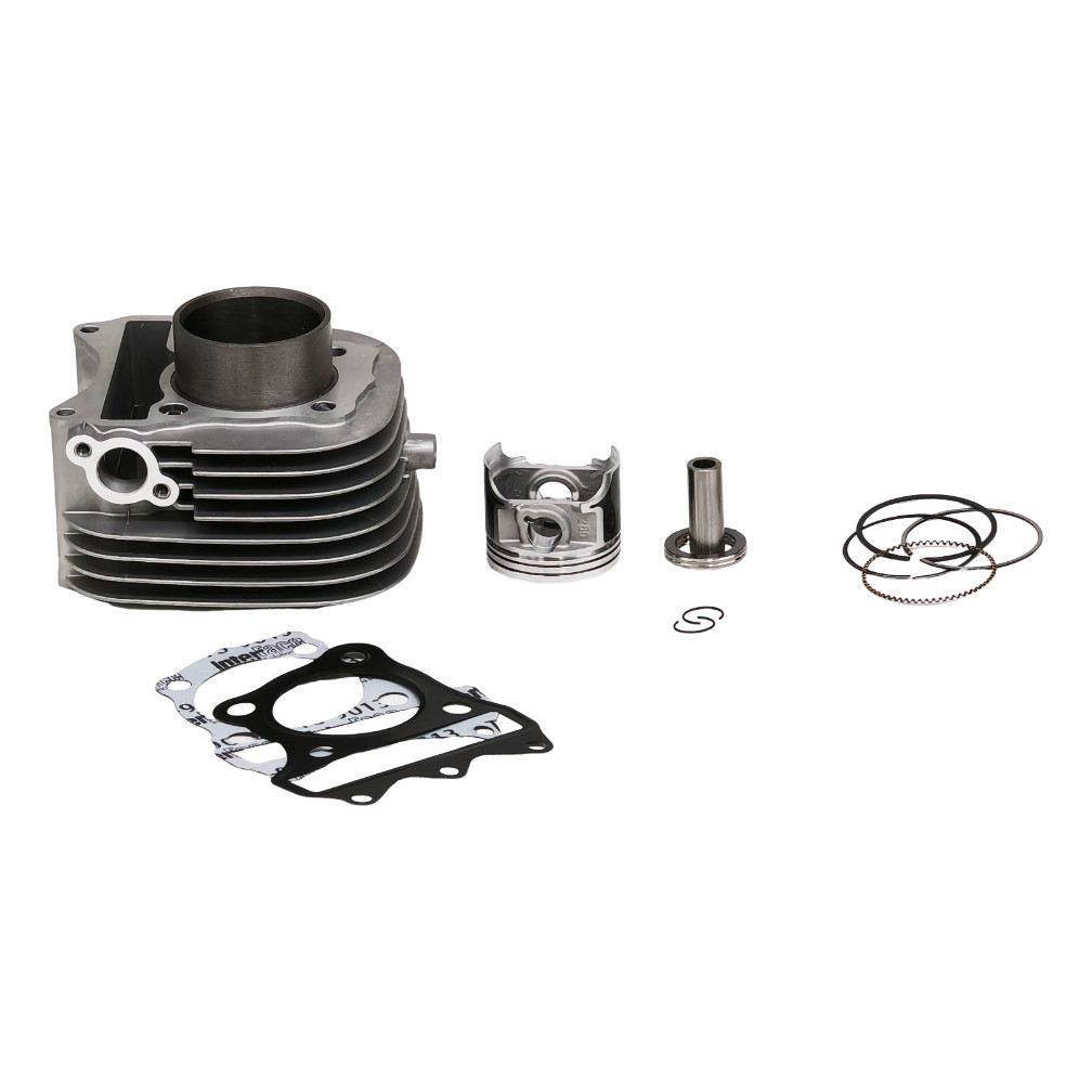 Kit Cilindro Motor Moto Haojue Lindy 125 2017 A 2022 Travas Pistão Aneis