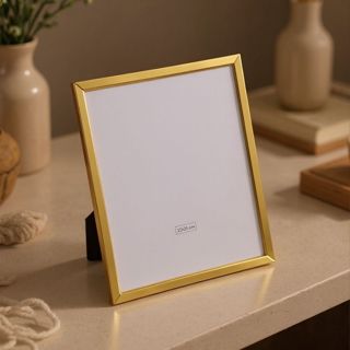 Porta-Retrato em Metal Dourado para Foto 15x20cm  - 1 unidade - Rizzo em Oferta na Shopee