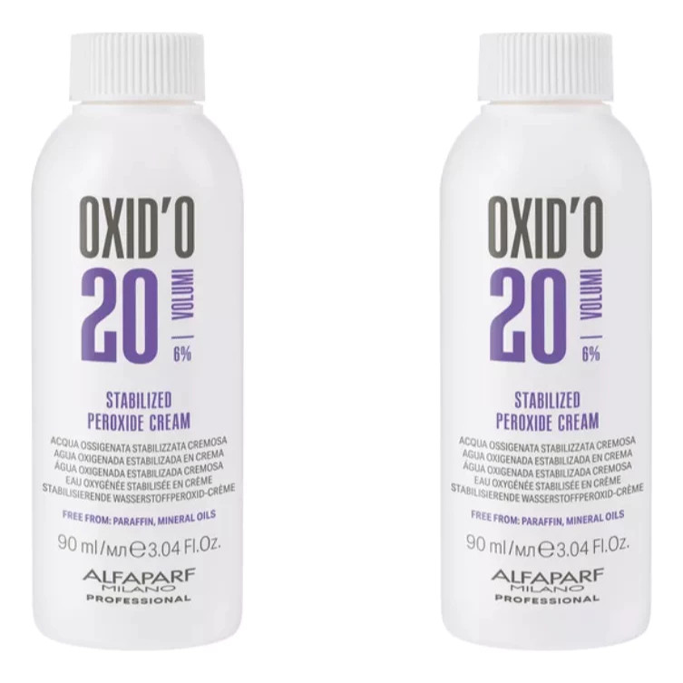 Kit 2 Unidades Agua Oxigenada Alfaparf 20 Volumes 90ml