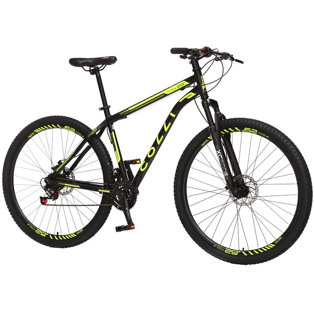 Bicicleta Colli Athena Aro 29 Aero Freio a Disco Quadro 19, Amarela em Oferta na Shopee