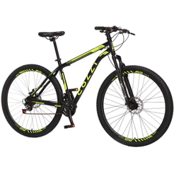 Bicicleta Colli Athena Aro 29 Aero Freio a Disco Quadro 19, Amarela