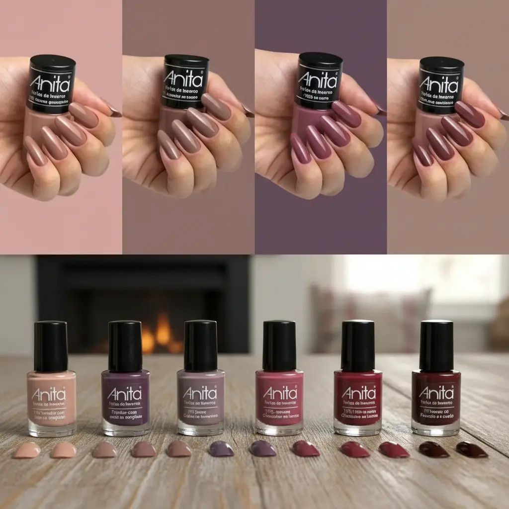 Anita - Ferias De Inverno Kit 7 Esmaltes Nova Coleção Coloridos