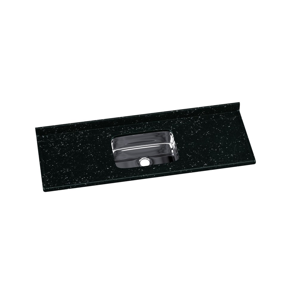 Pia Roralit 150x55 com Cuba Inox AJ Rorato