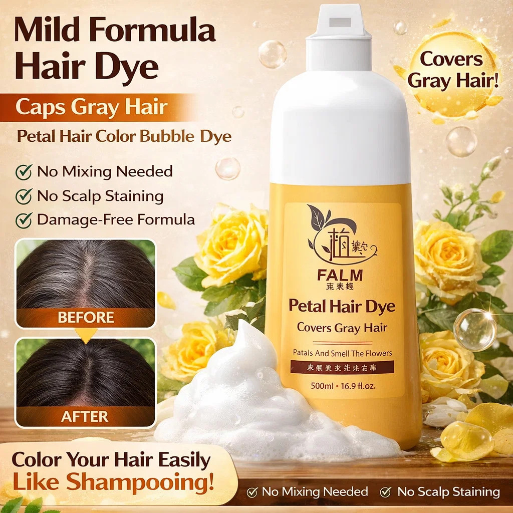 【Fórmula Suave】[Para Todos Os Cabelos] Tintura Para Cabelos/Shampoo De Coloração/Tonalizante/Coloração