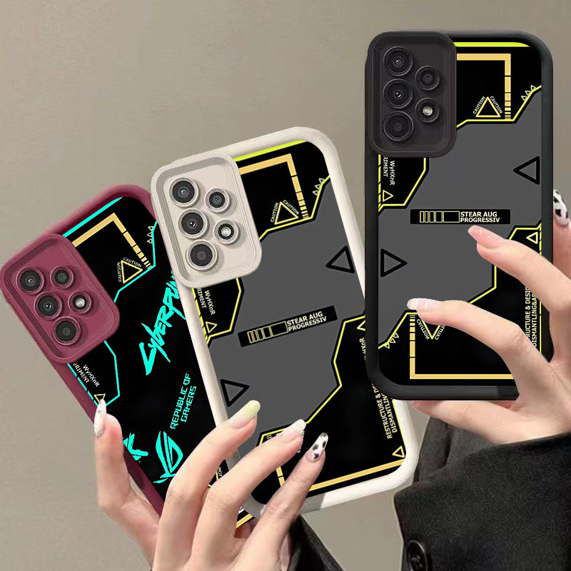 Adequado Para Samsung Galaxy A13 A33 A53 A73 A22 A32 4G 5G Capa De Telefone A23 A12 A52 A72 Protetora De silicone Duráve