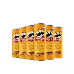 Combo Batata Pringles Queijo 6 Unidades