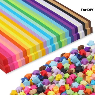 540/2060 folhas Origami-27 cores conjunto, tiras de papel em forma de estrela dupla face, adequadas para artesanato DIY