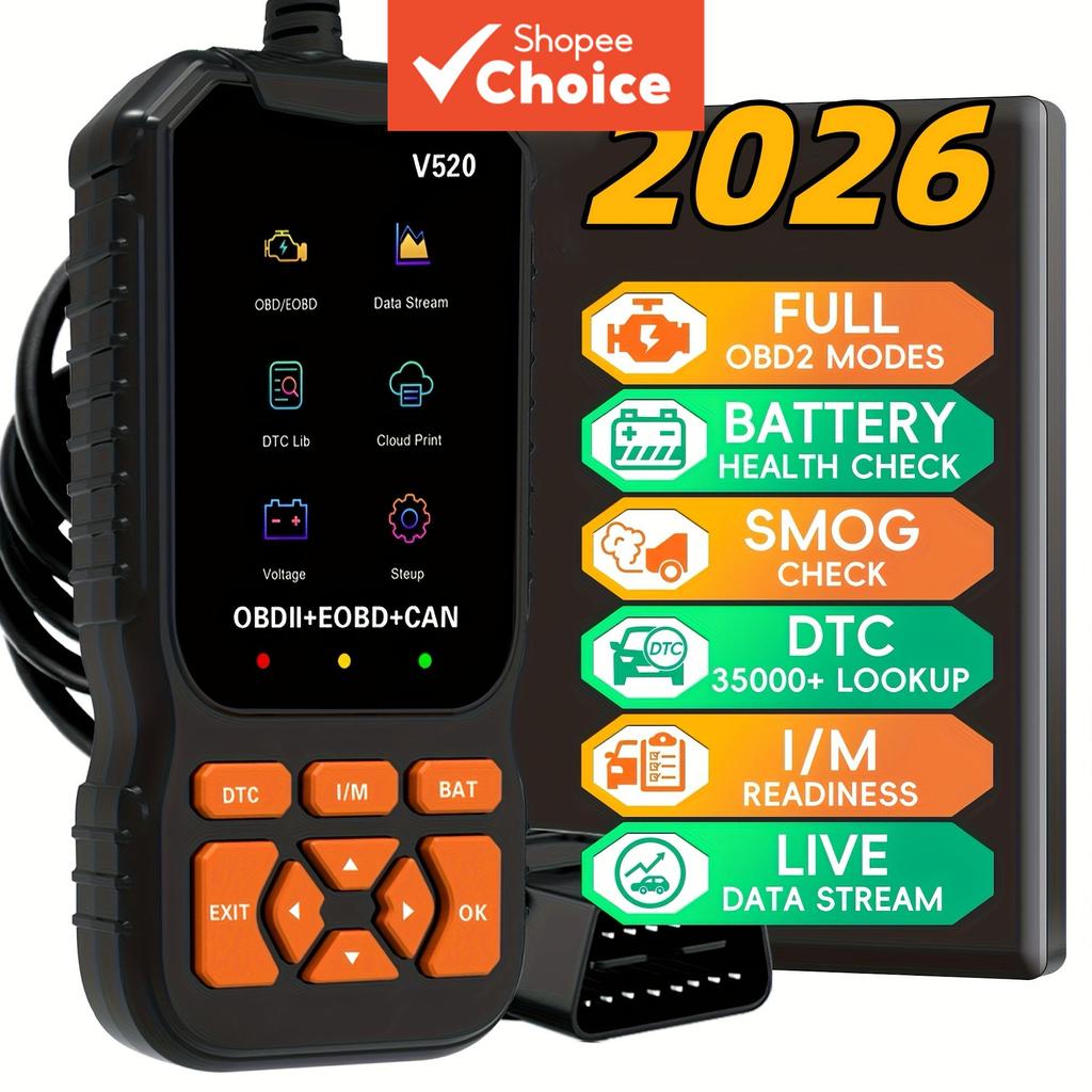 Scanner OBD2 35901 Teste da biblioteca de códigos Ferramentas de diagnóstico e reparo Dados ao vivo 10 Idiomas
