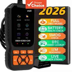 Scanner OBD2 35901 Teste da biblioteca de códigos Ferramentas de diagnóstico e reparo Dados ao vivo 10 Idiomas