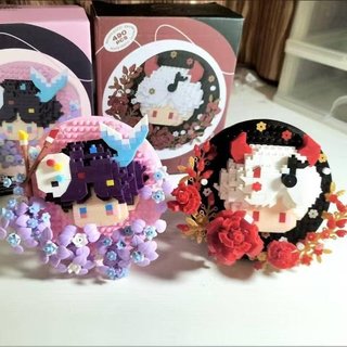 Mini Bloco De Desenho Animado Fofo Amor E Brinquedo De Espaço Profundo Xavier Zayne Rafayel ralayo Sylus Qin Che Shen Xi