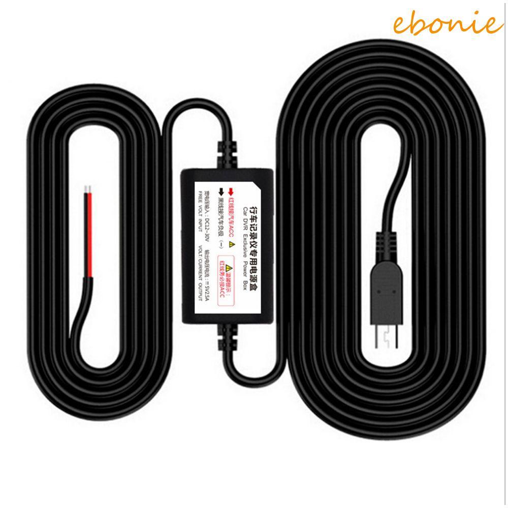 EBONIE Carro Traço Cam Fio Carregador USB Linha Mini Micro Espelho DVR Hardwire Cabo Kit Acessórios Automóveis