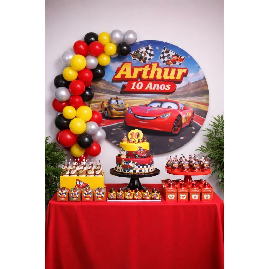 Mini Arco Mesa Redondo Dourado Enfeite Bexiga Painéis Festa Pintura Eletrostática Decoração