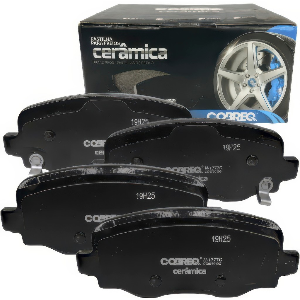 Pastilha Freio Traseira Em Cerâmica Traseira COBREQ Jeep Commander 1.3 2.0 2024 até 2026 N1777C