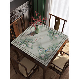 Novo estilo chinês toalha de mesa quadrada à prova dwaterproof água à prova de óleo descartável Anti-escaldante opaco ta