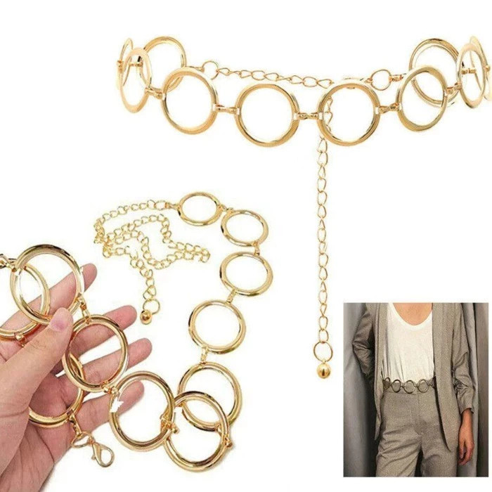 Cinto Boêmio Luxo Feminino Elegante Acessório Moda Cinto para Vestido Acessório Chic Estilo Fashion