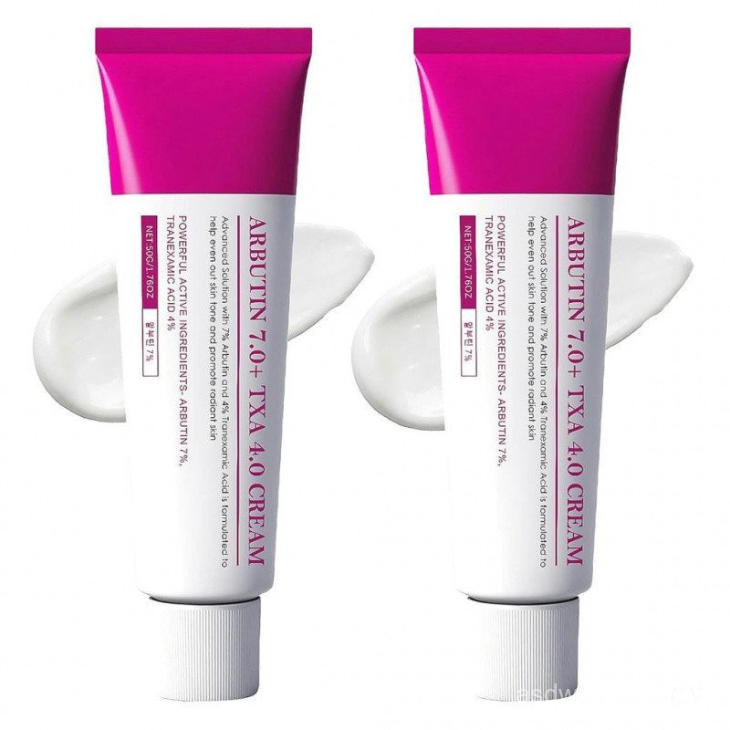 Creme hidratante redutor de manchas com 7% de Arbutina e 4% de Ácido Kójico, 70.000 ppm de Arbutina e 40.000 ppm de Ácid