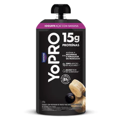 Yopro Iogurte Pouch de Proteínas Açaí com Banana 15g