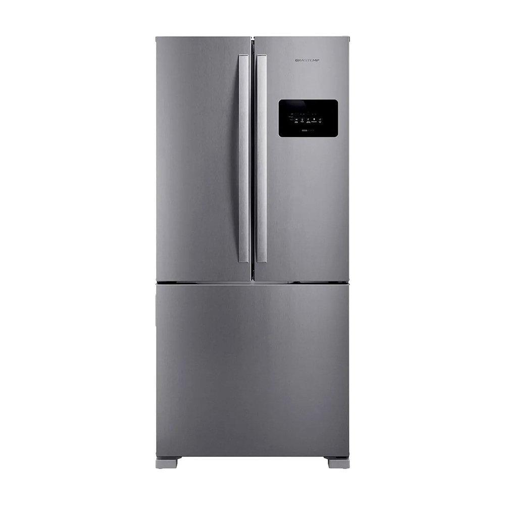 Refrigerador Brastemp BRO85MK 559L Frost Free 3Portas Inox