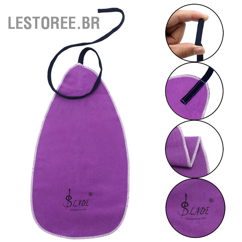 lestoree.br Pano de Limpeza para Flauta Sax Piccolo e Clarinete Soft For Easy (Azul)