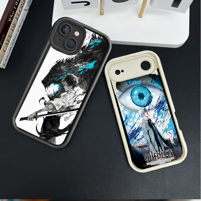 Capa de Telefone Jujutsu Kaisen Japonesa para Samsung Galaxy A57 A17 A07 A56 A16 A06 A27 A55 A54 A54 A53 A15 A14 A35 A34