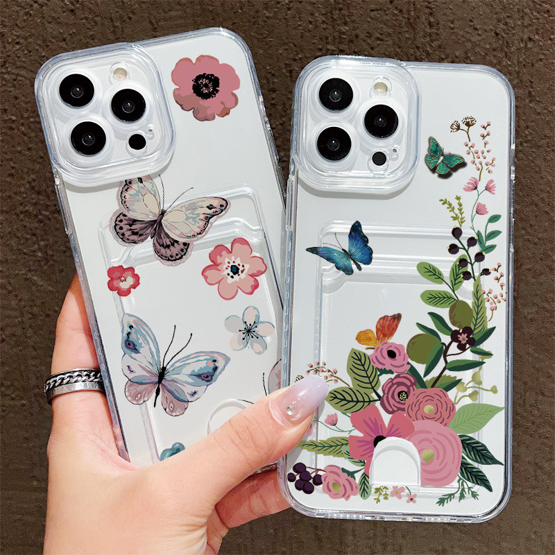 Capa Com Porta-Cartões Para Samsung Galaxy A57 A02 A03 A04 A03S A05 A05S A06 A07 A17 A12 13 A14 A15 A16 A20 A22 A34 A54 