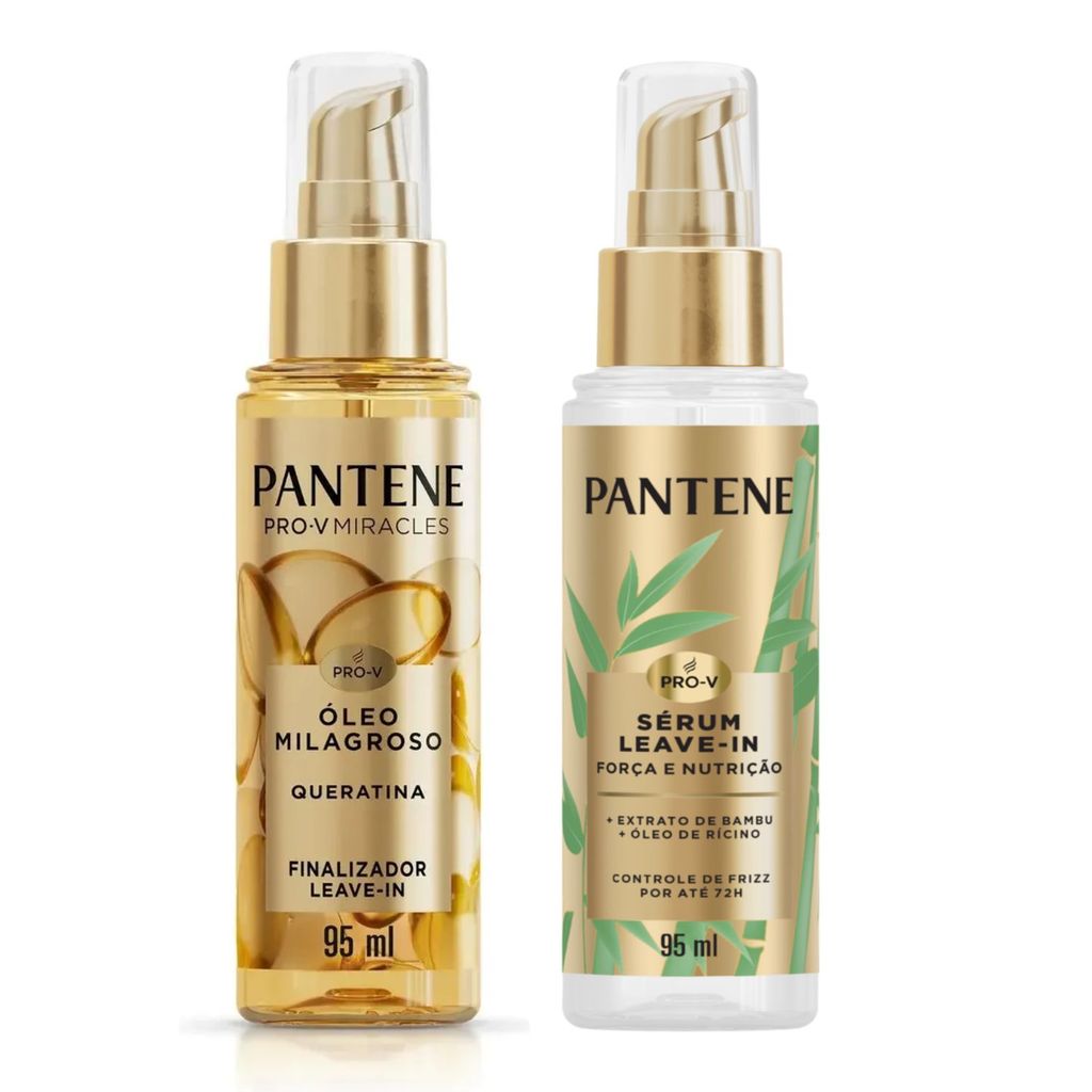Kit Óleos Pantene Bambu + Pro-V Miracles 95ml