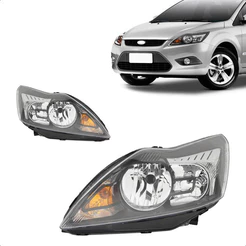 Farol Focus 2009 2010 2011 2012 2013 Manual Mascara Negra