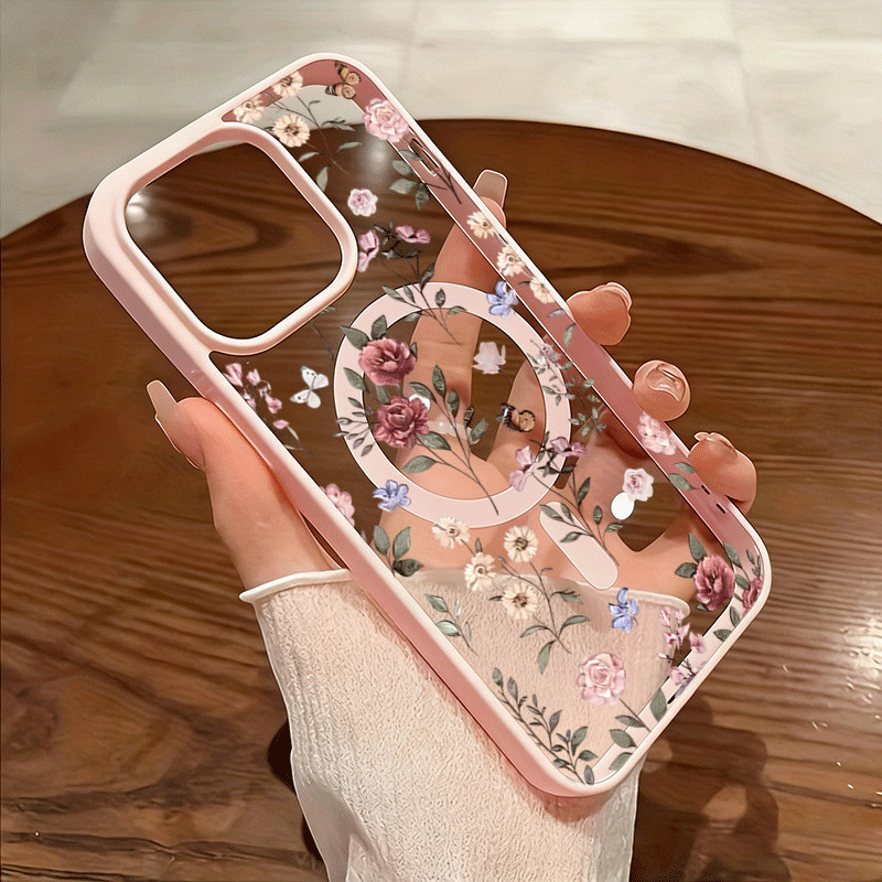 Capa De Telefone Para Samsung Galaxy A06 A16 A26 A36 A54 A55 A56 A57 A35 A07 A17 A37 Diversos Flores Vibrantes Traseira